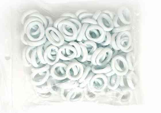 Резиночки для девочки белые маленькие 100 шт Киев