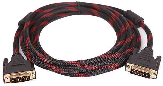 Кабель DVI-D 24M - 24M, 3.0 м, обплетення Винница