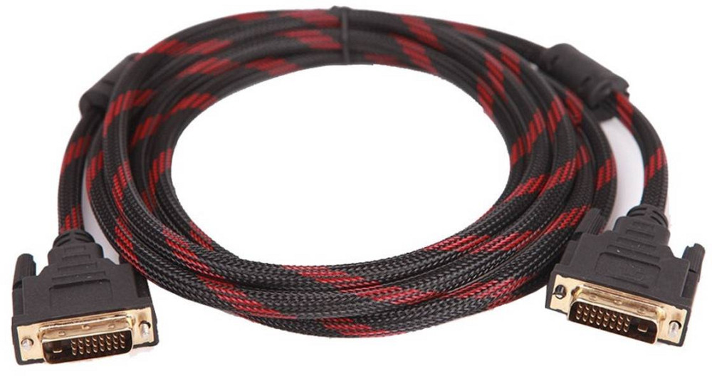 Кабель DVI-D 24M - 24M, 3.0 м, обплетення Винница - изображение 1