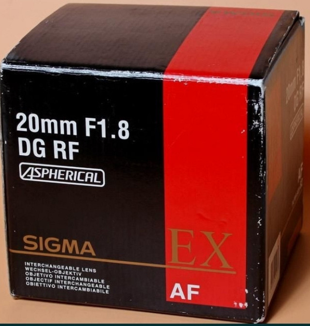Об'єктив: Sigma 20mm.f/1.8 EX DG Canon EF не ART Київ - фото 1