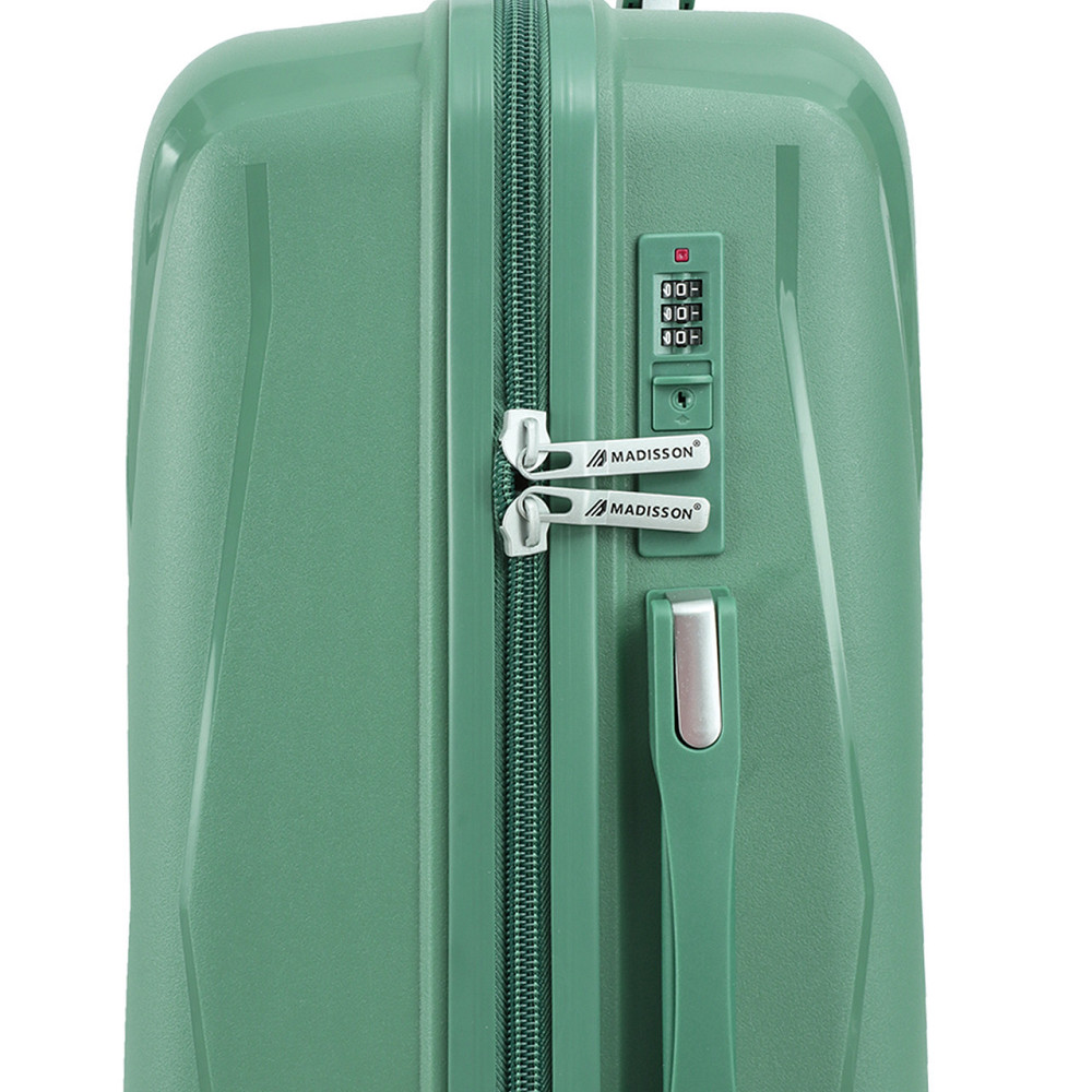 Валіза поліпропіленова MADISSON 51103 велика 77 см зелена Київ - фото 17