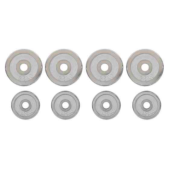 Набір хромованих гантелей 2 по 10 кг в кейсі Zelart-9644 Київ