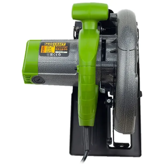 Циркулярна пила дискова по дереву Procraft  KR-2830-235  Паркетка ручна дискова пилка  235 мм  побутова електропила професійна Львів