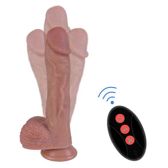 Вібратор - Erospace Natural Play Thrusting Dildo with Swing Motion and Heating D6, 22 см Sex Aura Київ