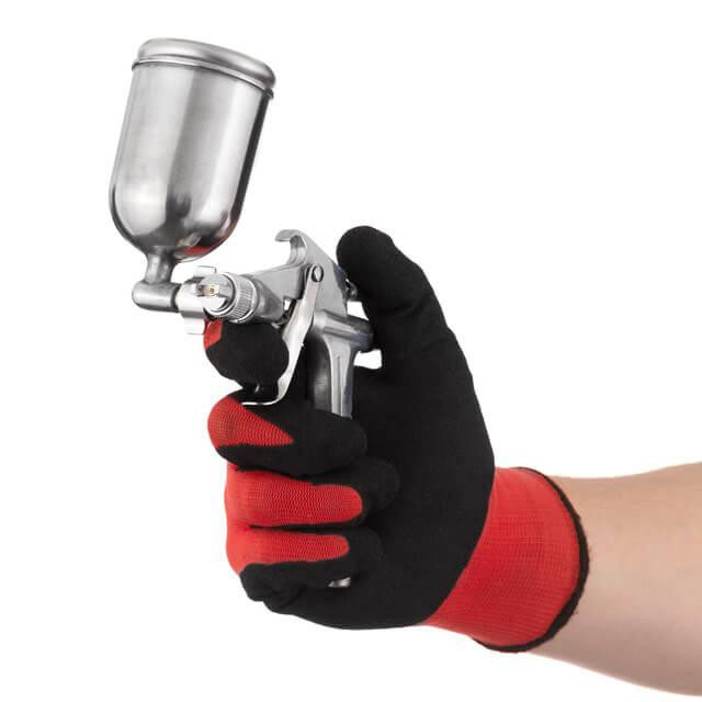 Фарбопульт пневматичний HP MINI, форсунка: 0,5 мм, верхній металевий бачок: 200 мл, 5 бар INTERTOOL PT-0301 Київ - фото 6