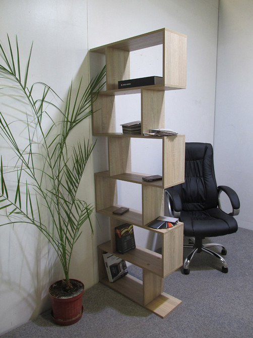 Стелаж-змейка М-ЗОН Джеко 700 Нимфея Альба (белый) (MZN-031010) Днепр - изображение 3