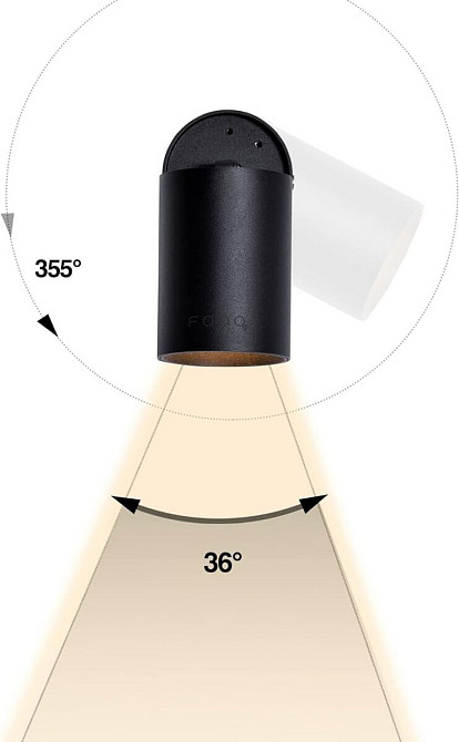 SIRIUS Спот з повортним плафоном Sirius PRD 4732 Коломия - фото 9