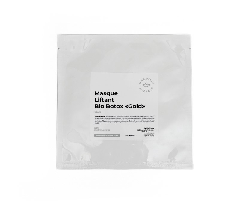 Marjolie Біоцелюлозна маска ліфтингової дії Lifting Mask Bio Botox Gold, 1 саше Дніпро - фото 1