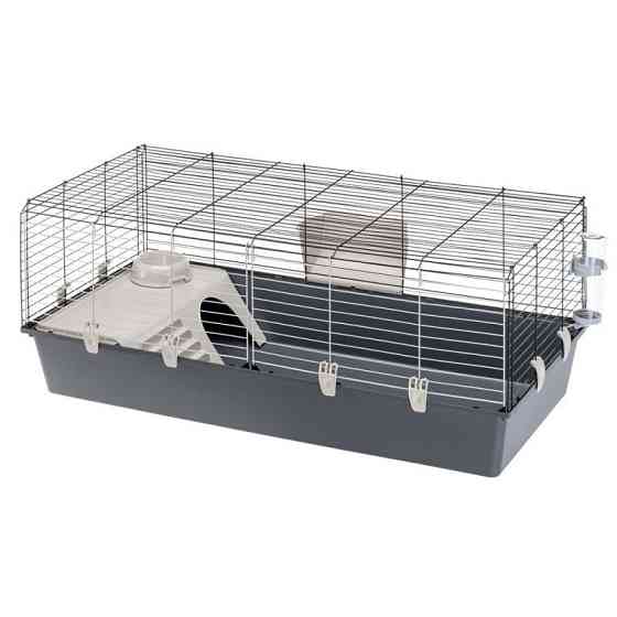 Велика клітина для кроликів і морських свинок Ferplast Rabbit 120 (Ферпласт Реббіт 120) Сірий Запоріжжя