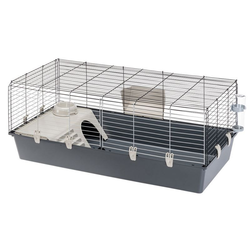 Велика клітина для кроликів і морських свинок Ferplast Rabbit 120 (Ферпласт Реббіт 120) Сірий Запоріжжя - фото 1