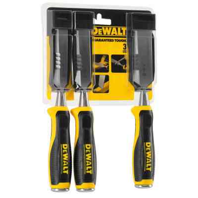 Стамеска DeWALT 150 мм с боковой режущей кромкой, 3 шт (DWHT0-16148) Винница