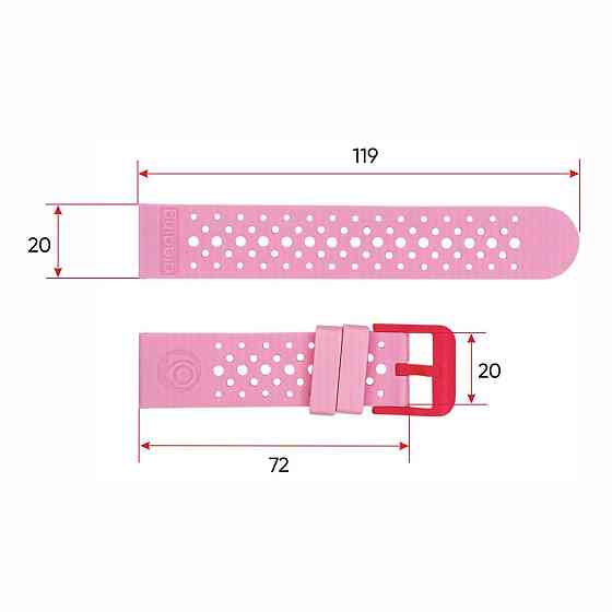 Ремешок для смарт часов Modfit Zoomi Pink SBR Киев