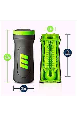 Мастурбатор в колбе M FOR MEN M2 SUPERIOR STROKER BLACK Sex Aura Киев