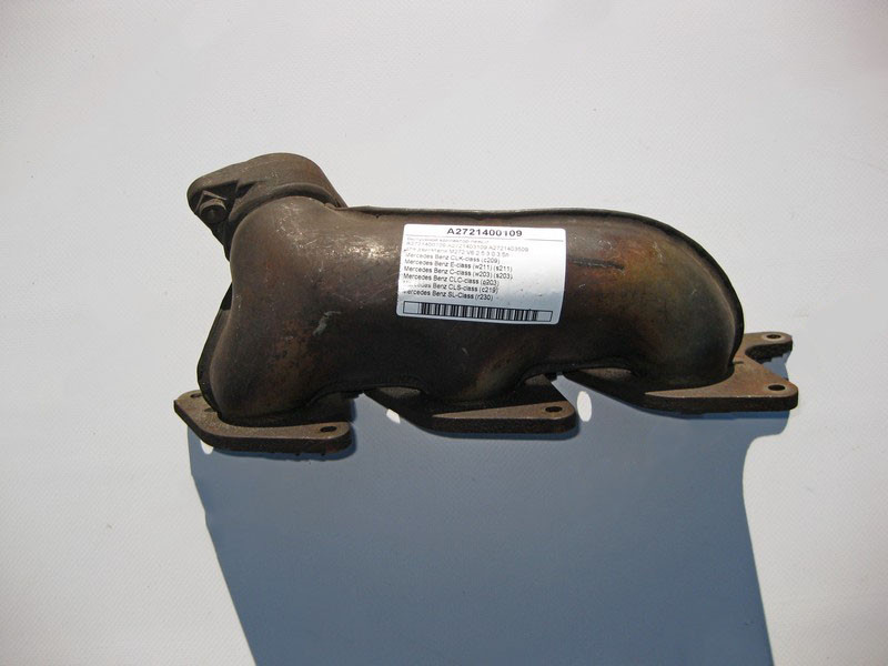 Mercedes-Benz  A2721400109 Випускний колектор лівий для двигуна M272 V6 2.5 3.0 3.5л E-Class W211 C-Class W203 Одеса - фото 1