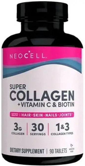 Коллаген  витамин С и биотин NeoCell Collagen + Vitamin C & Biotin 90 таб Киев - изображение 1