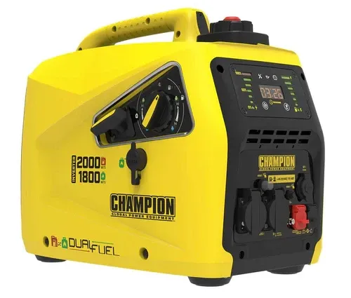 Иверторный генератор двухтопливный CHAMPION 2000 Вт ( газ/бензин) безшумный Днепр