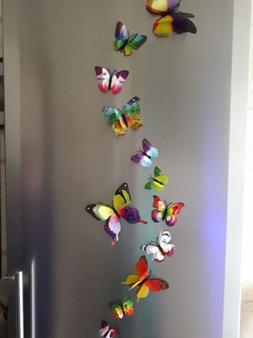 Різнокольорові метелики подвійні - 12шт. Київ - фото 3