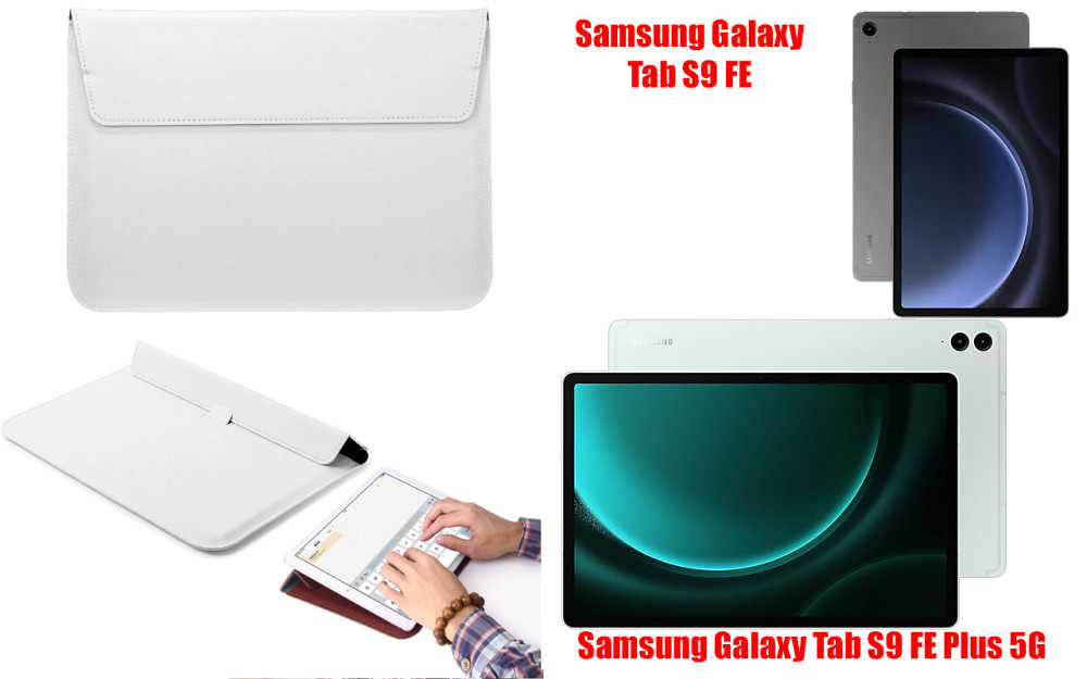 Чохол-конверт VitoCase для Samsung Galaxy Tab S9 FE, Tab S9 FE Plus 5G, з функцією підставки для планшета Київ - фото 1