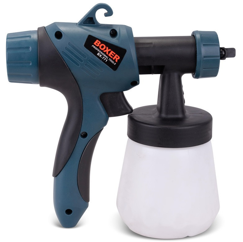 BX-771 Электрический краскопульт 1650 Вт, 700 мл, сопло 1,8 мм, регулировка потока, без компрессора Одесса - изображение 10
