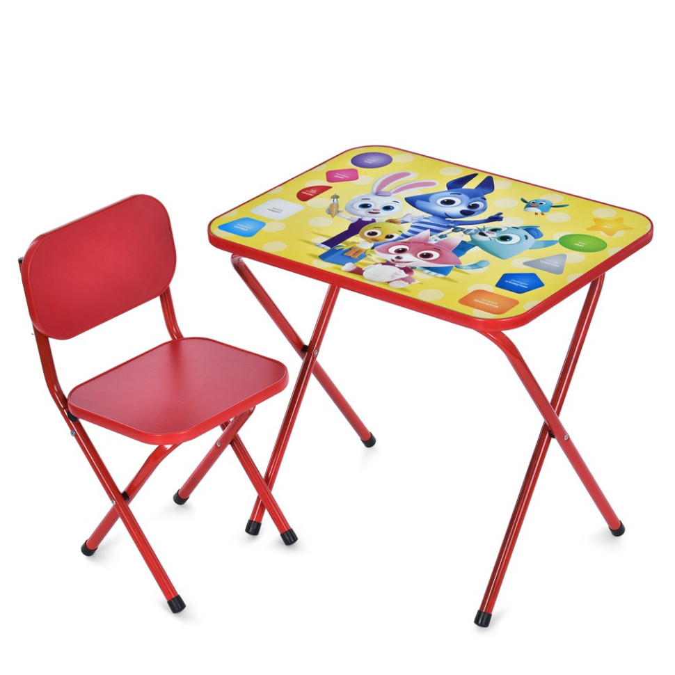 Дитячий столик складаний зі стільчиком M 5964-3 червоний Вінниця - фото 1