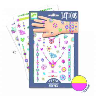 Набір для творчості Djeco Дженіс наклейки на тіло (DJ09587) Вінниця