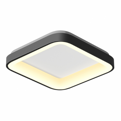 LED Світильник накладний 72W 2700-6000К 4700Lm 220V квадратний чорний VLE-ESC-72B Videx Житомир
