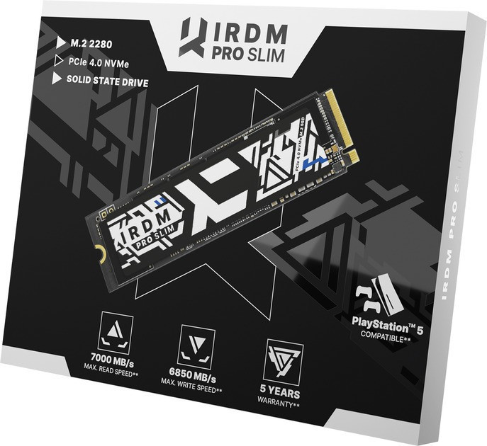 Накопичувач SSD 2 TB Goodram IRDM Pro Slim M.2 2280 PCIe 4.0 x4 3D TLC (IRP-SSDPR-P44S-2K0-80) ( M.2 2280 ) Харків - фото 3