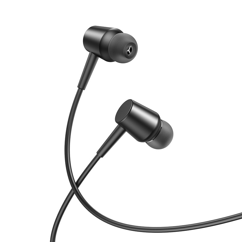 Навушники дротові XO EP57 Crown In-Ear чорні Львів - фото 1