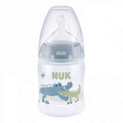 Бутылочка для кормления Nuk First Choice Plus Крокодилы 150 мл Синяя (3952401) Винница