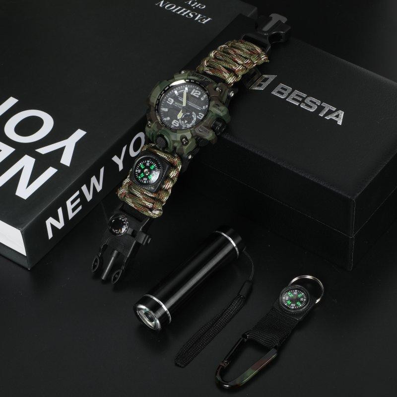 Мужские наручные часы Besta Box Military Light с компасом + подарочный набор Киев - изображение 3