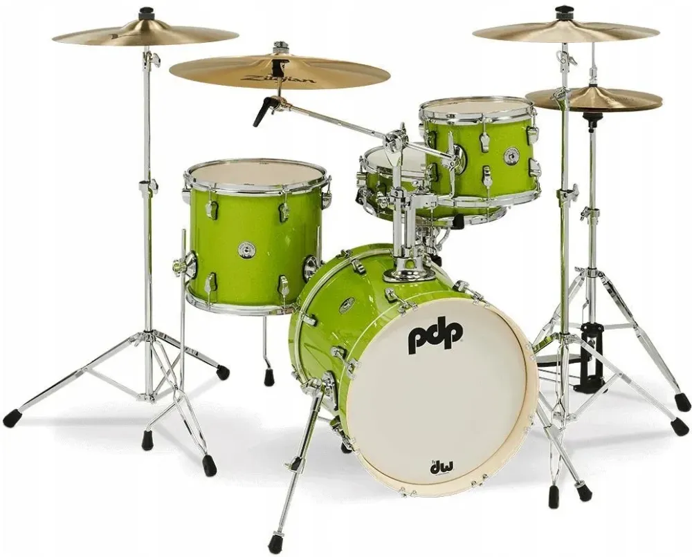 Ударная установка  DW PDP New Yorker Shell Set (Electric Green Sparkle) Киев - изображение 1