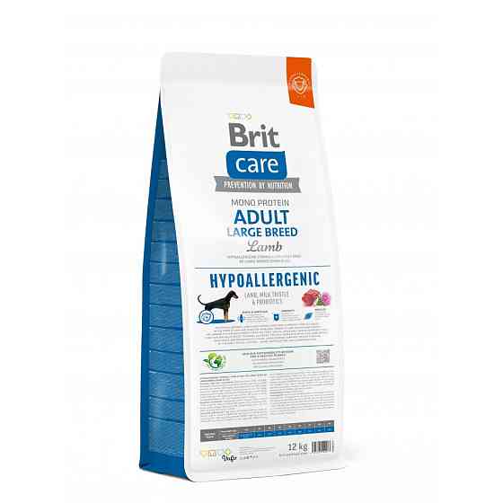 Сухой корм Brit Care Dog Hypoallergenic Adult Large Breed для собак больших пород, гипоаллергенный с ягненком, Винница