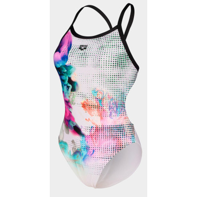 Купальник Arena Airbrush Swimsuit Challenge Ba 007912-510 білий, чорний, мультикольор 38 (3468337391470) Вінниця - фото 7