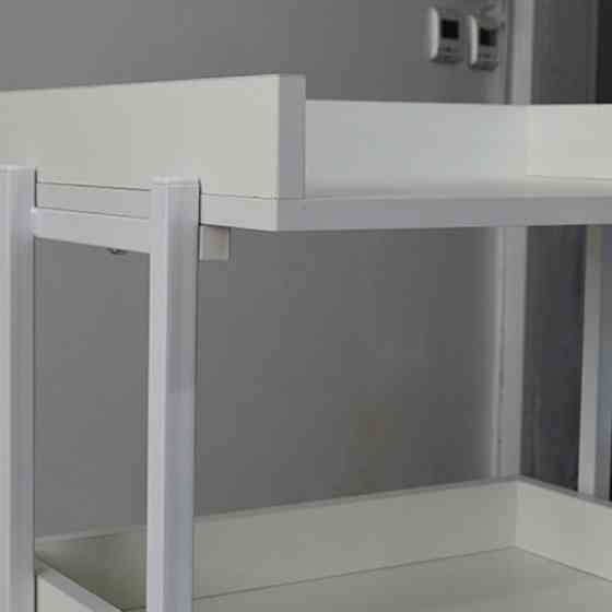 Візок косметологічний на 3 полиці з бортиками UK-04 Київ