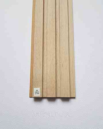 Стеновая реечная панель МДФ 117х12х2800 мм Шамони светлый СП12117-12 Киев