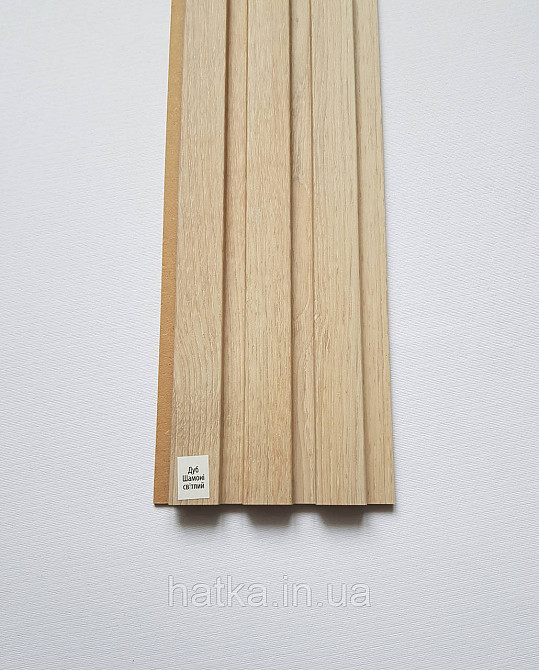 Стеновая реечная панель МДФ 117х12х2800 мм Шамони светлый СП12117-12 Киев - изображение 1