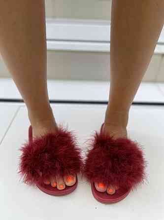 Sopra Шльопанці жіночі Sopra PT-07 бордові (літо, силікон+хутро) (1855) Коломия