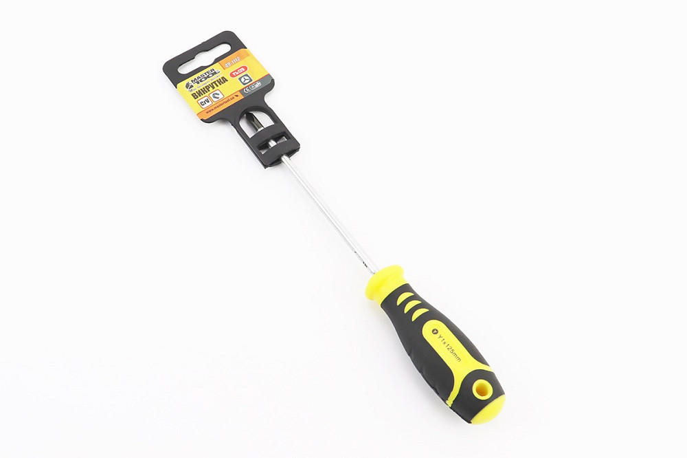 Викрутка магнітна Y1x125мм ручка з TPR покриттям 49-1112 Київ - фото 1