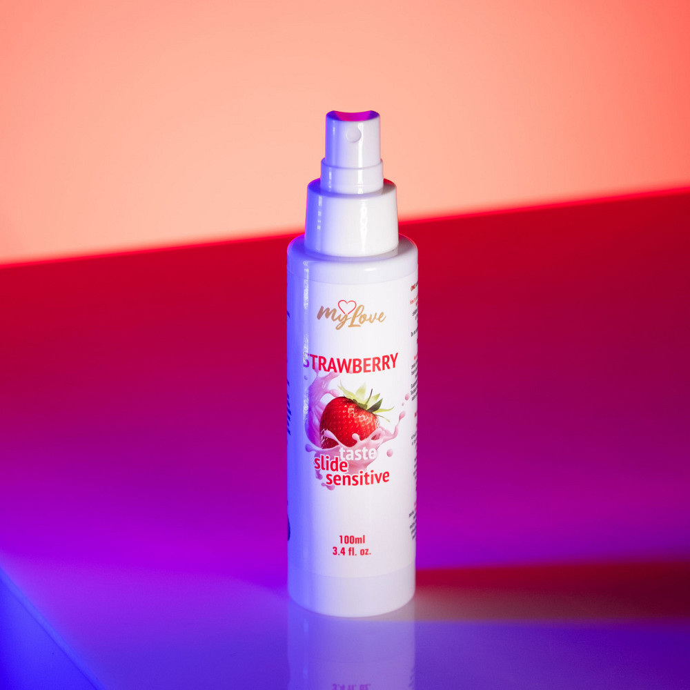 Интимный гель-лубрикант - MyLove Taste Slide Sensitive Strawberry, 100 мл Sex Aura Киев - изображение 9