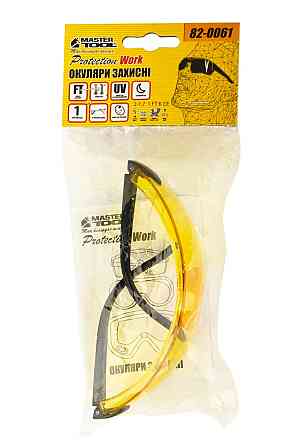 MASTERTOOL Окуляри відкриті MASTERTOOL панорамна лінза ANTI-SCRATCH м'який носоупор регульовані Коломия