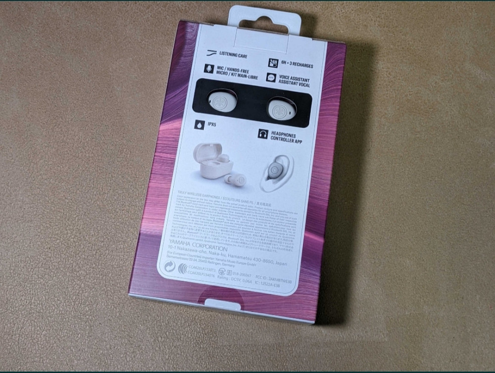 Бездротові TWS навушники Yamaha TW- E3B з Apt-X і Bluetooth 5.0 Харків - фото 4