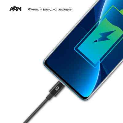 Зарядное устройство Armorstandart AR-C43 Type-C PD30W + USB QC 3.0 Grey + cable USB-C (ARM82463) Винница