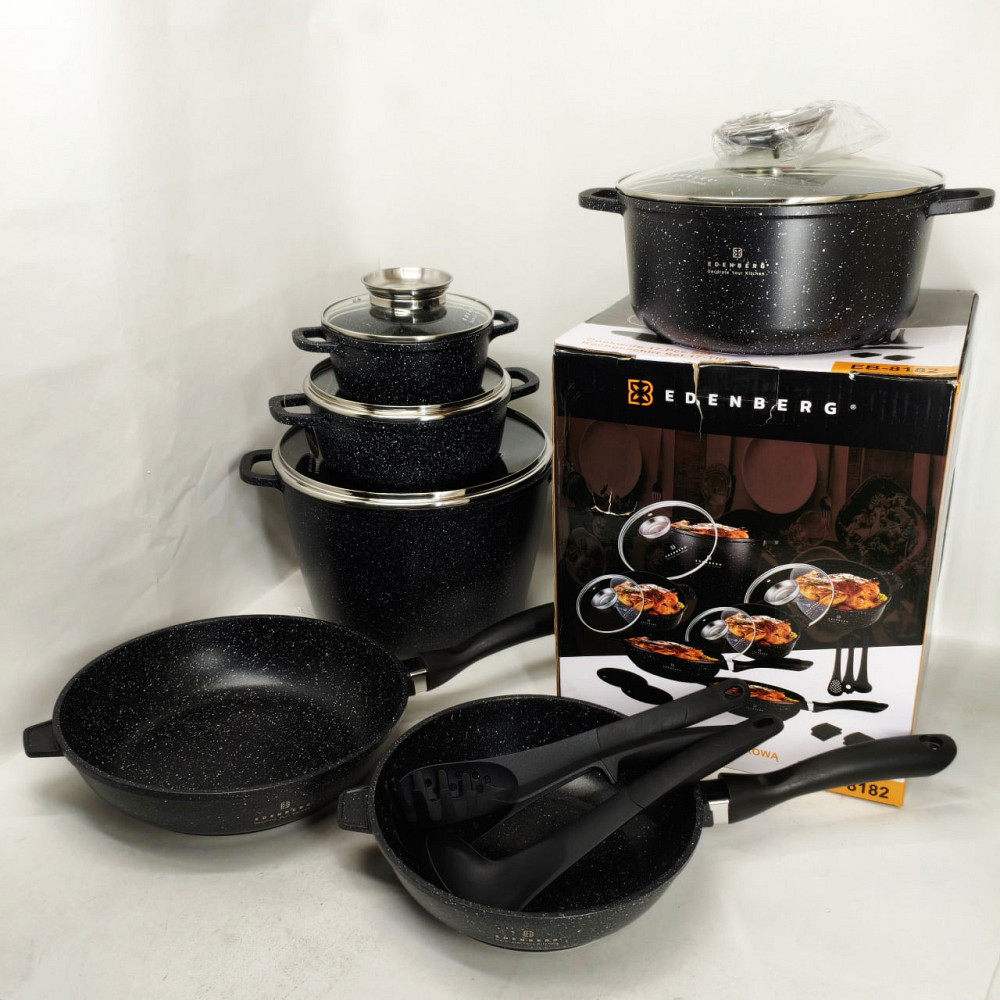 Набір каструль для плит, Збірний набір каструль Гарний з антипригарним покриттям LH-47 Львів - фото 10