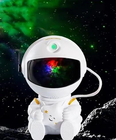 Нічник проектор зоряного неба Астронавт (маленький 12.5см) з пультом + 8 режимів свічення Вінниця - фото 4