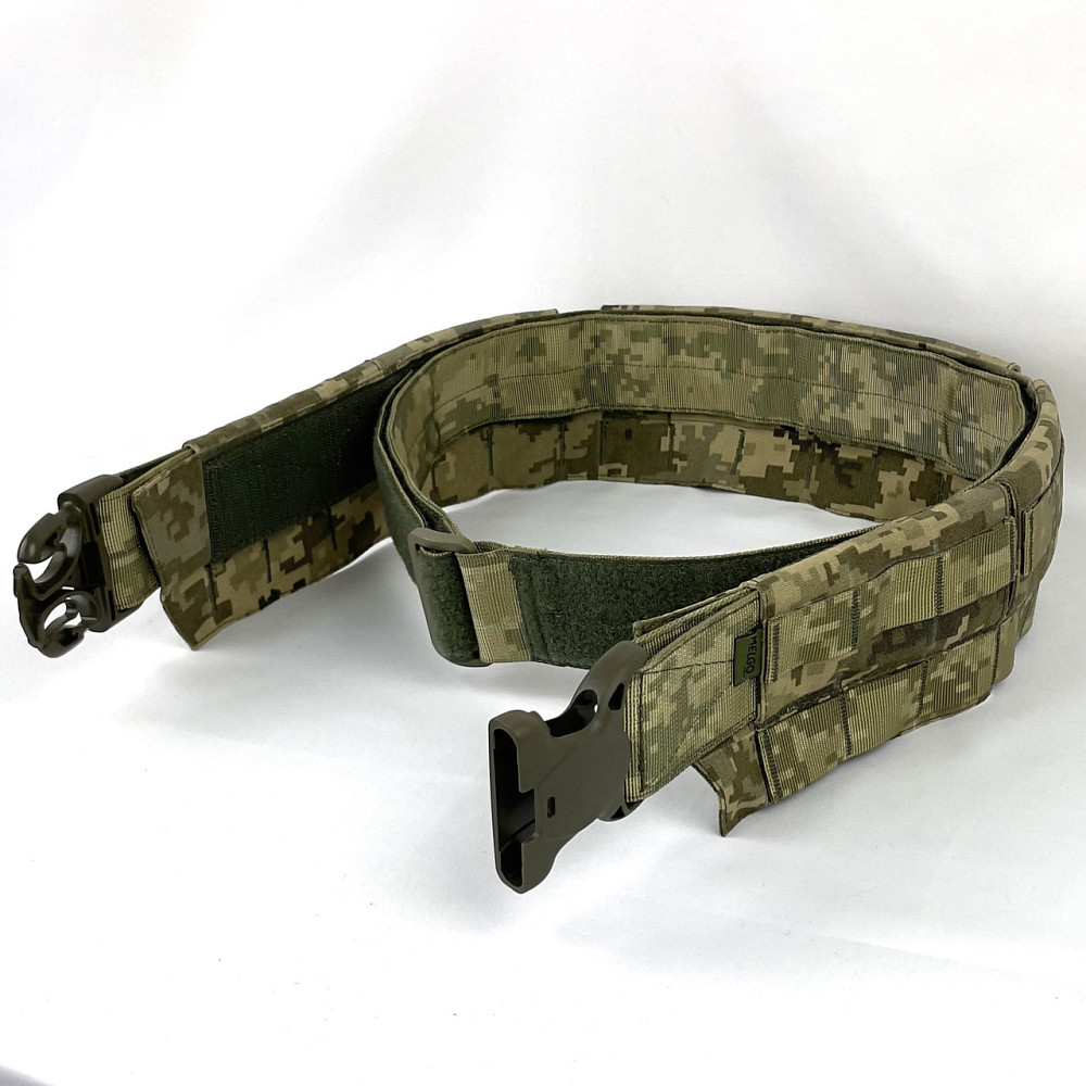 Пояс подвійний тактичний розвантажувальний швидкоскидний IRR Cordura 500 D Піксель ММ-14 (pixel) Запоріжжя - фото 4