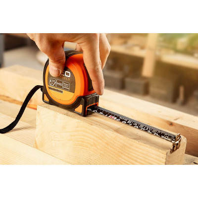 Рулетка Neo Tools Super Black, 10мx25мм, з фіксатором змотування, магніт (67-245) Вінниця - фото 6