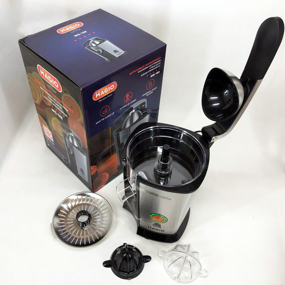 Соковитискач для цитрусових MAGIO MG-188, соковитискач для яблук, соковитискач для ягід GP-62 Івано-Франківськ - фото 6