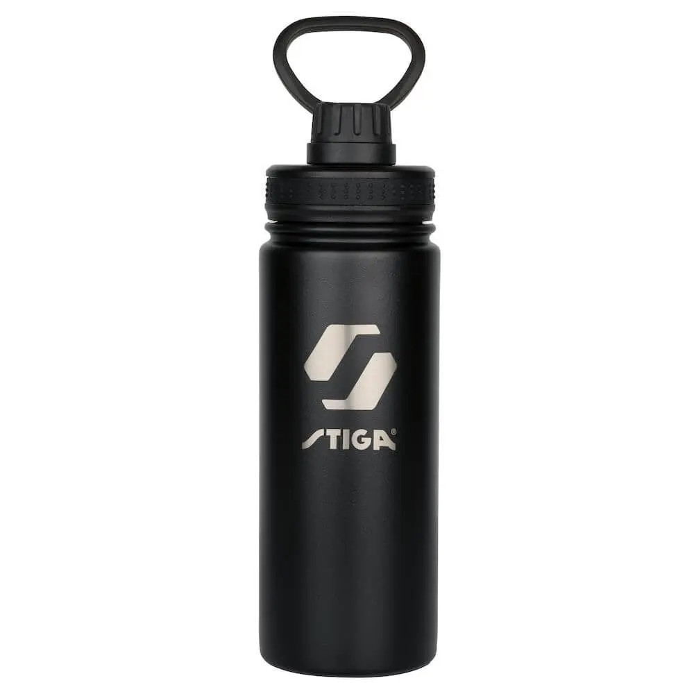 Пляшка для води Stiga Water Bottle Steel Black, 550ml (2905-0101-55) Київ - фото 1