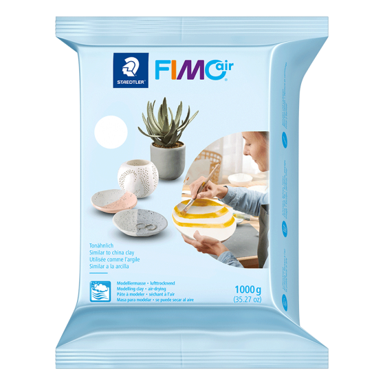 Пластика самозастывающая белая Fimo Air 1кг Киев