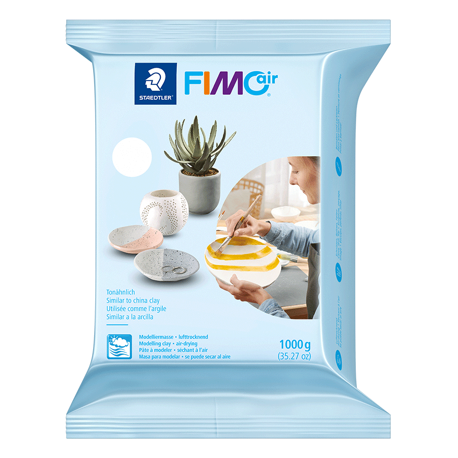 Пластика самозастывающая белая Fimo Air 1кг Киев - изображение 1